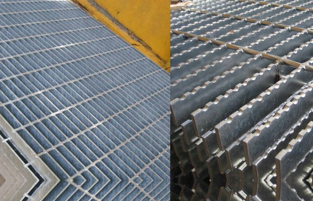 steel bar grating and serrated bar grating